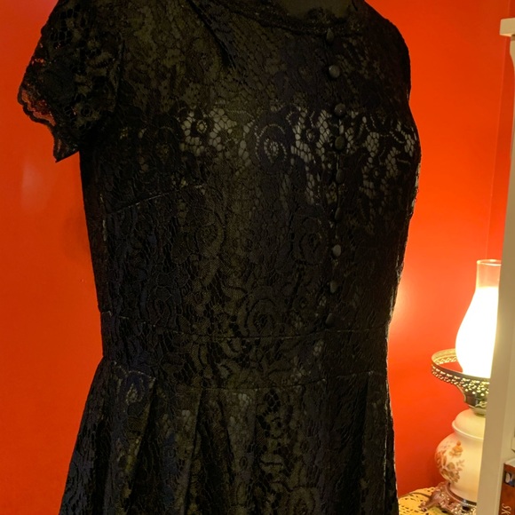 Oh Soo Sweet Black Lace Dress - Picture 15 of 16